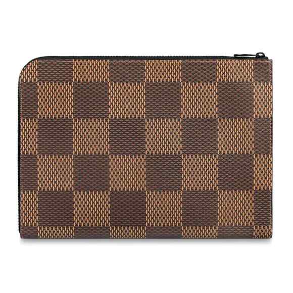 Louis Vuitton Nigo Pochette Jour GM Brown Giant Monogram Damier Ebene Clutch Bag - Picture 8 of 12